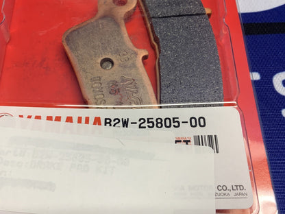 Yamaha Front Brake Pad Kit YZ125 2022-2027 OEM B2W-25805-00-00