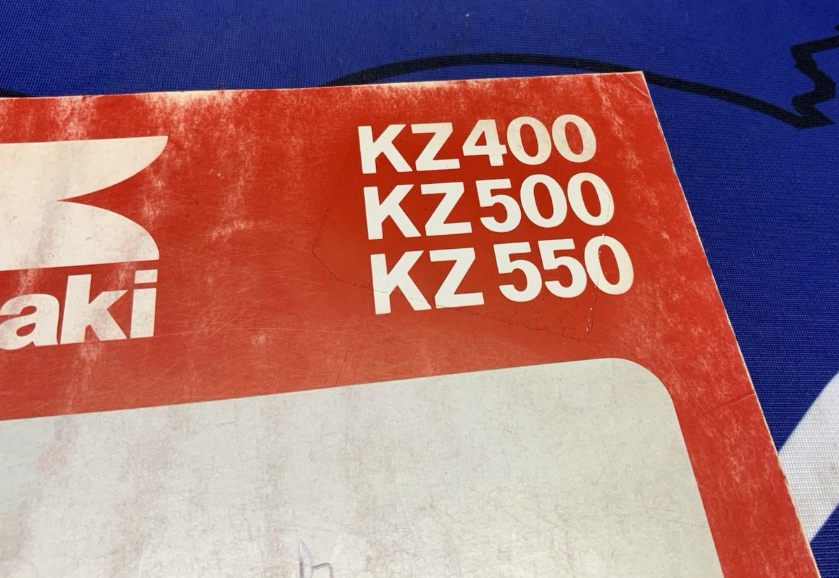 Kawasaki KZ400/500/550 Service Manual 1979-1980 OEM 99924-1018-02