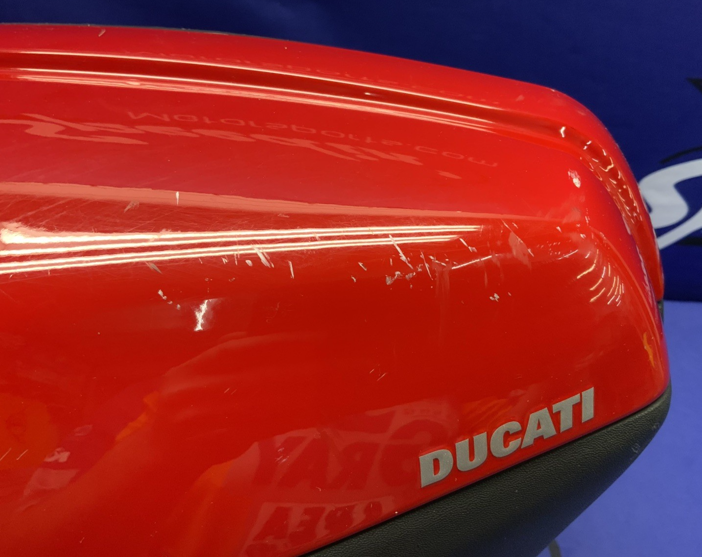 Ducati Saddle Bag Set (Red) STAS 2001-2005 OEM 69810151A/6981016A