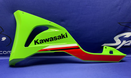 Kawasaki Left Lower Fairing (Green) ZX-6R 2019-2026 OEM 55028-0850-777