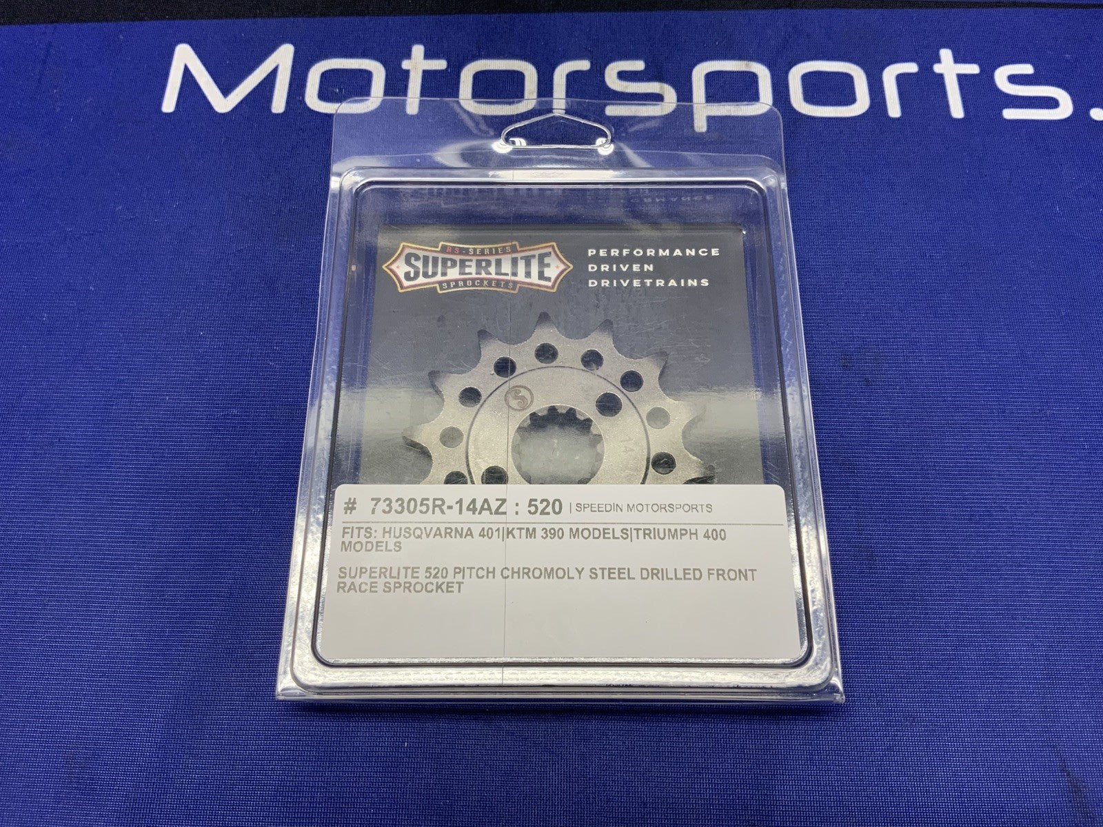 Superlite 520 Pitch Steel Drilled Race Sprocket Husqvarna 401/KTM 390 73305R-14