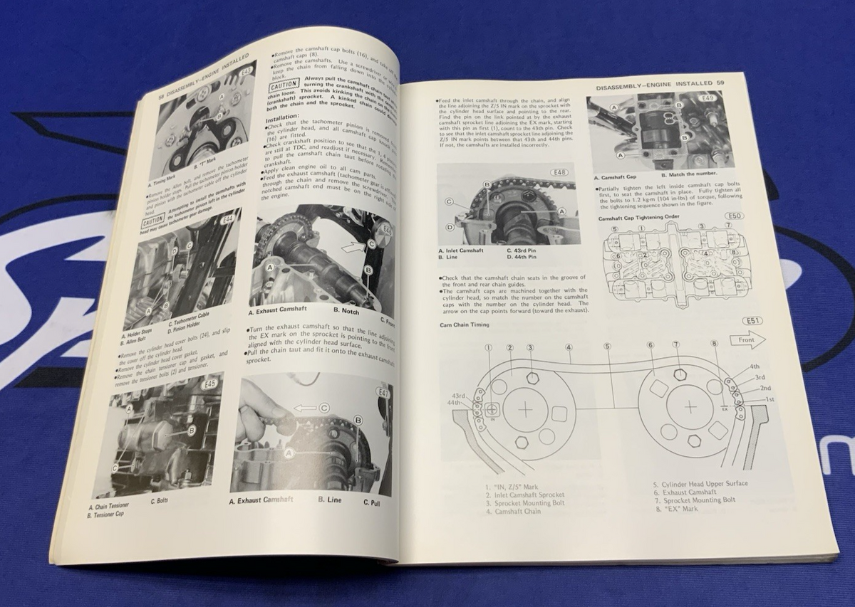 Kawasaki KZ400/500/550 Service Manual 1979-1980 OEM 99924-1018-02
