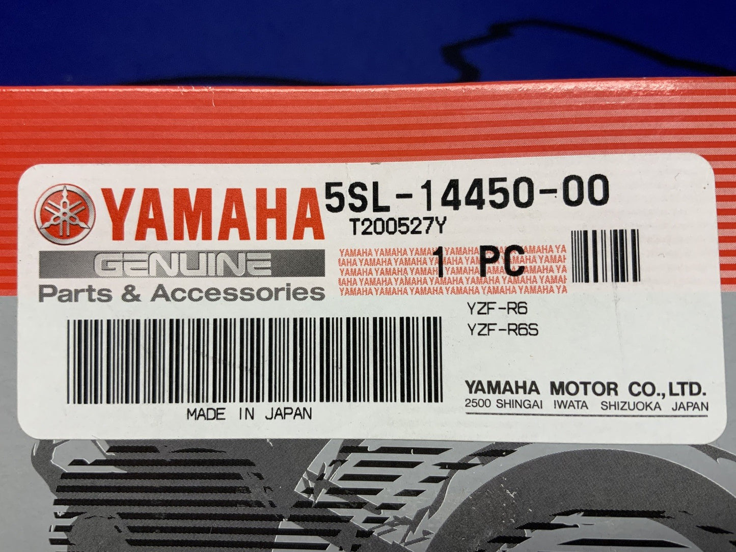 Yamaha Air Filter YZF-R6S 2006-2009 OEM 5SL-14450-00-00