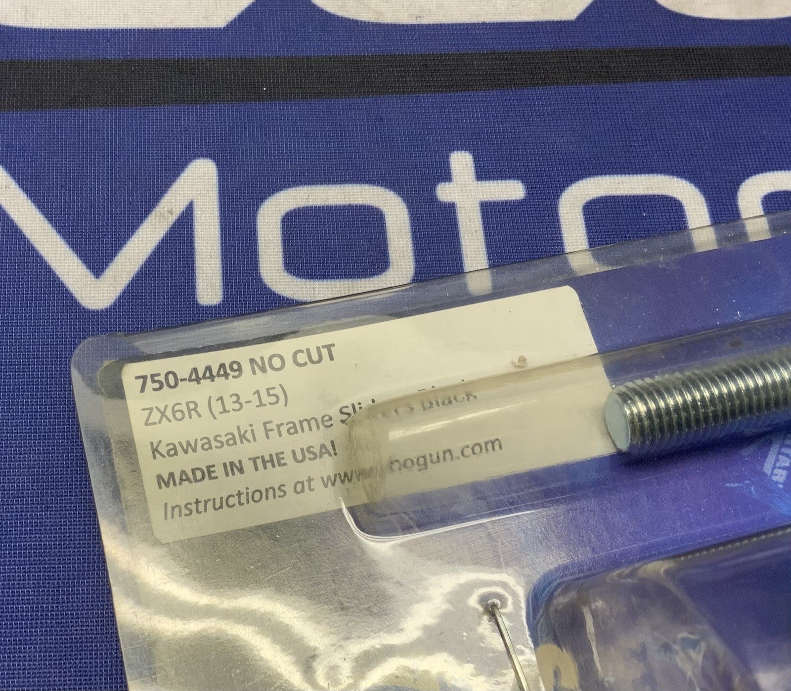 Shogun Motorsports Frame Slider Kit Black Kawasaki ZX-6R 2013-2015 750-4449