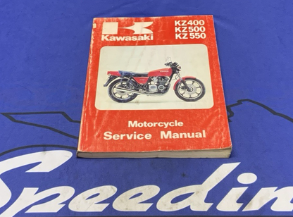 Kawasaki KZ400/500/550 Service Manual 1979-1980 OEM 99924-1018-02