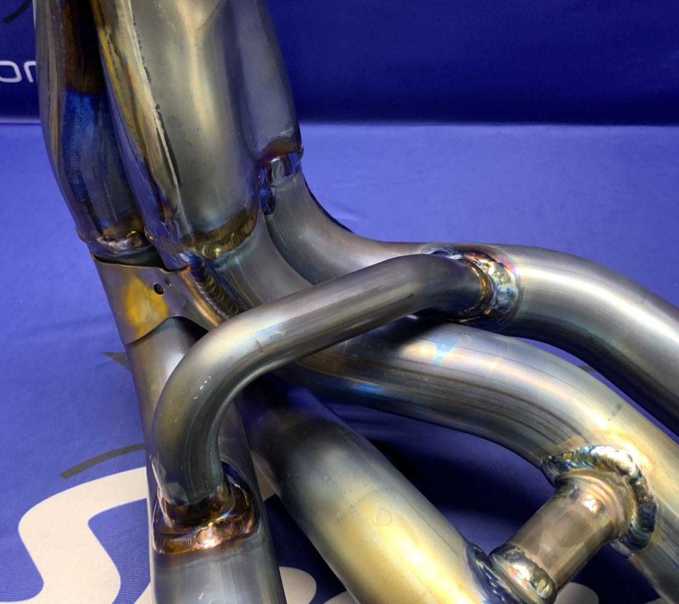 Kawasaki Exhaust Manifold (Titanium) ZX-10R/RR 2021-2025 OEM 39178-0390