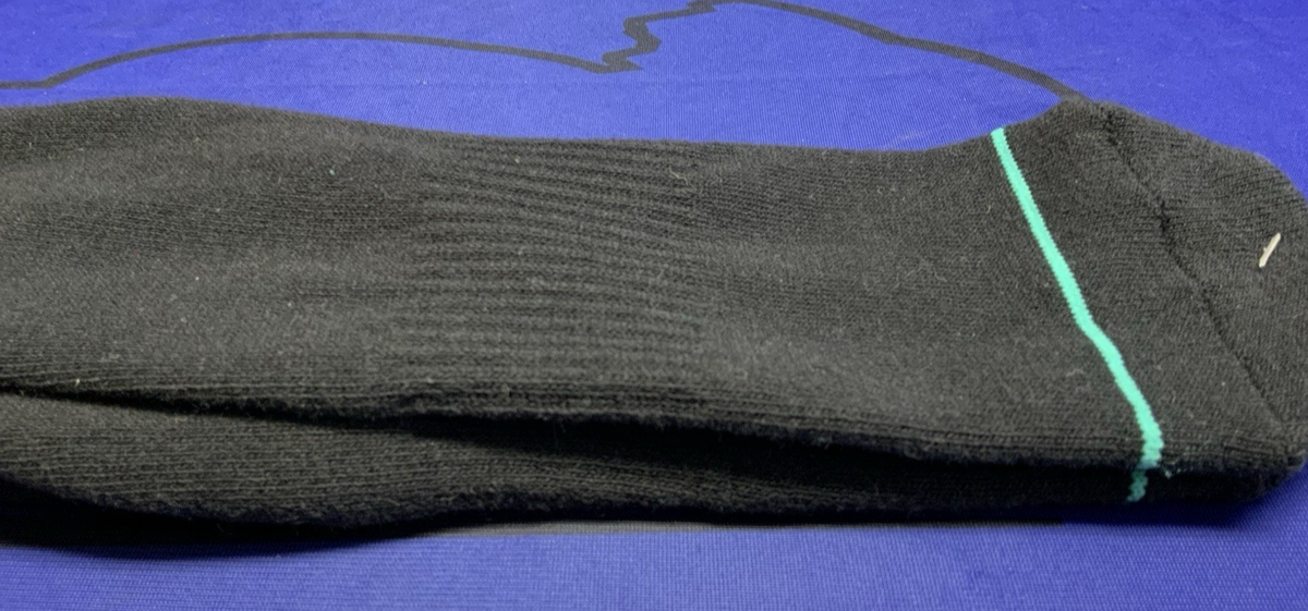 Seven MX Brand Crew Socks in Black L/XL 1120002001-L