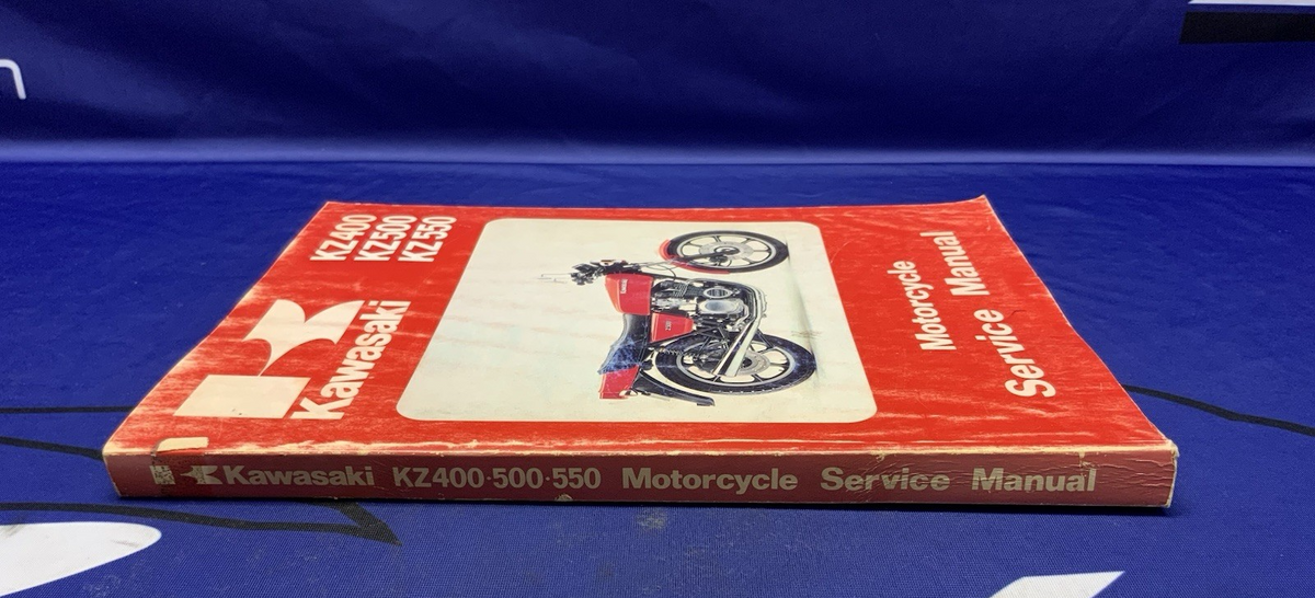 Kawasaki KZ400/500/550 Service Manual 1979-1980 OEM 99924-1018-02