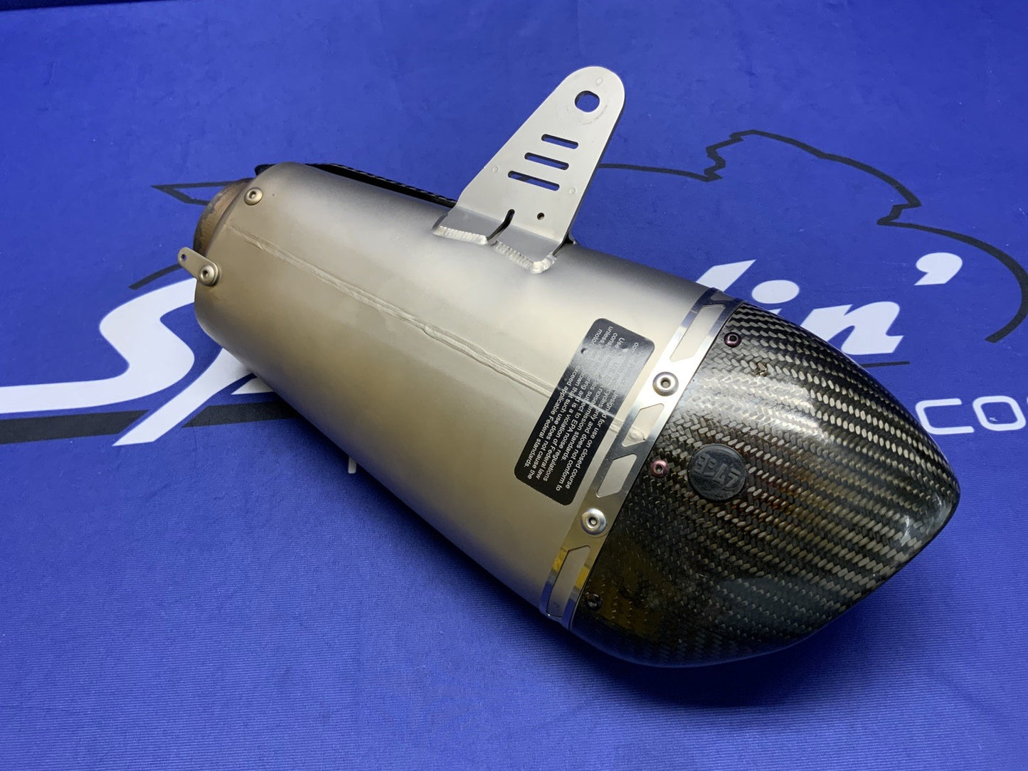 Yoshimura Alpha Slip-On Muffler Suzuki GSX-R1000 2017-2025 11182BP521