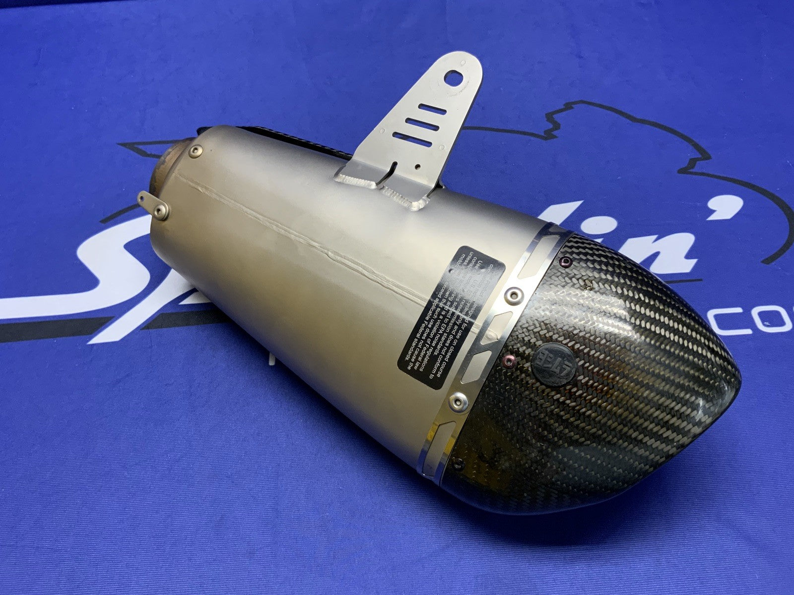 Yoshimura Alpha Slip-On Muffler Suzuki GSX-R1000 2017-2025 11182BP521