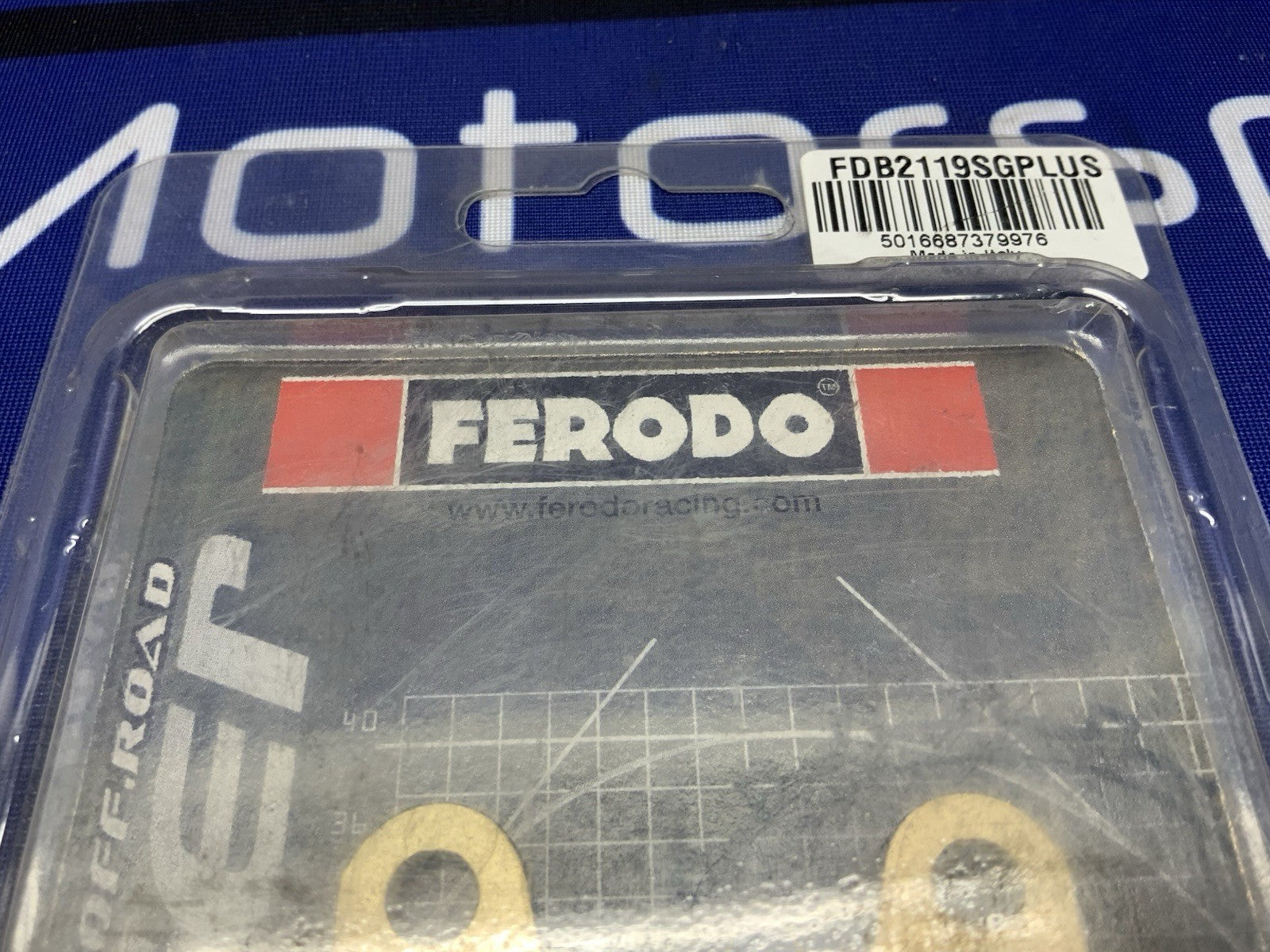 Ferodo Off-Road Sinter Grip Brake Pads Yamaha YFZ-450 2006-2019 FDB2119SG