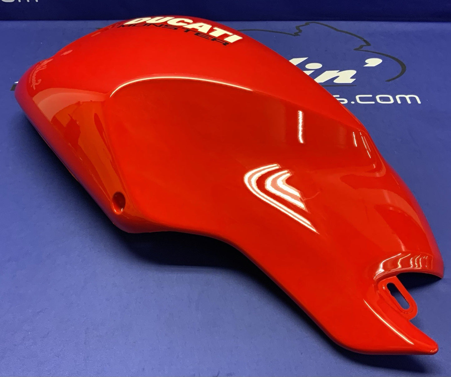 Ducati Left Tank Fairing (Red) Monster 696 2008-2013 OEM 48012591DA