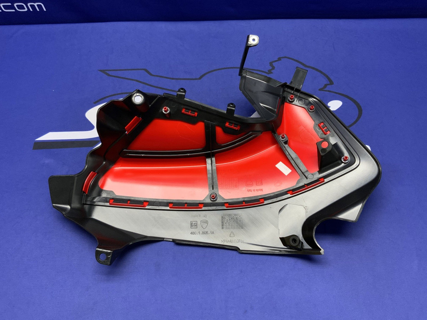 Ducati Left Fuel Tank Fairing Red Panigale V2 2021-2023 OEM 4801B041AC