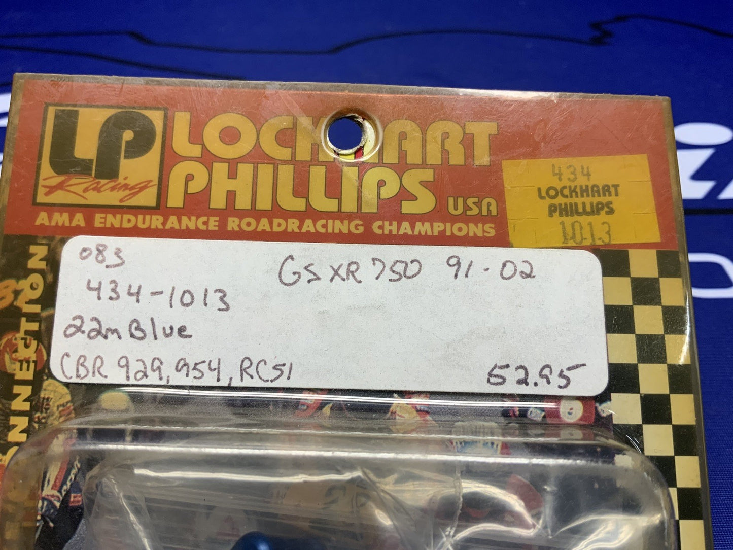 Lockhart Phillips Fork Pre-Load Adjuster Adapter 22mm Blue 434-1013