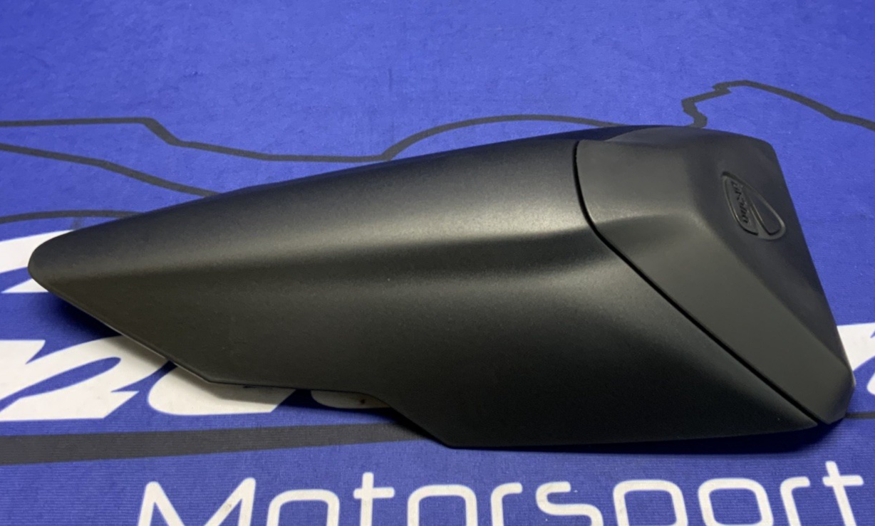 Ducati Passenger Seat Cover (Arctic White Silk) Panigale 959 16-19 OEM 97180331A