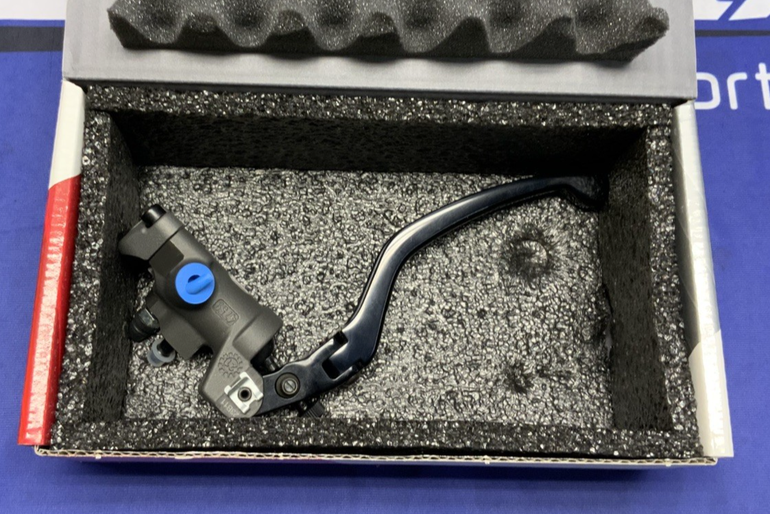 Brembo 19x18 GP MK2 Series Brake Master Cylinder w/ Folding Lever 110476075