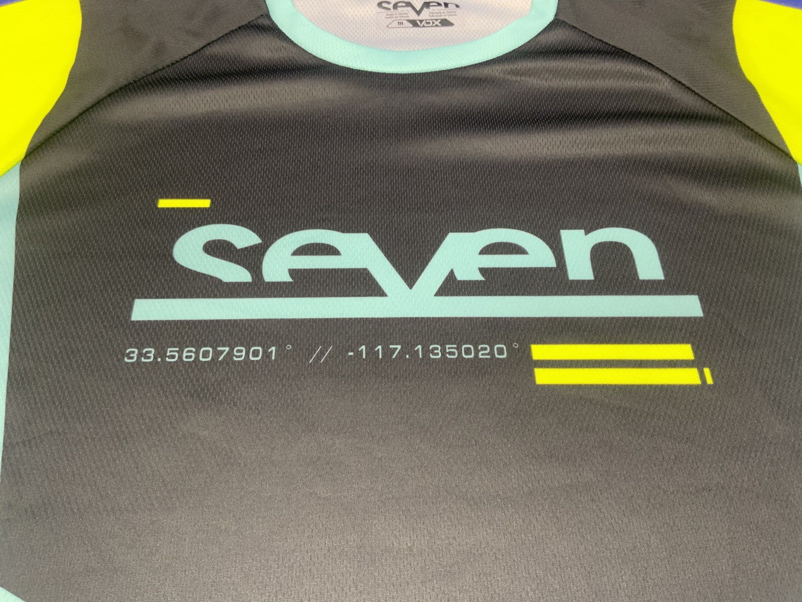Seven Vox Aperture Jersey Flo Yellow/ Blue (Medium) 2250081-740-M