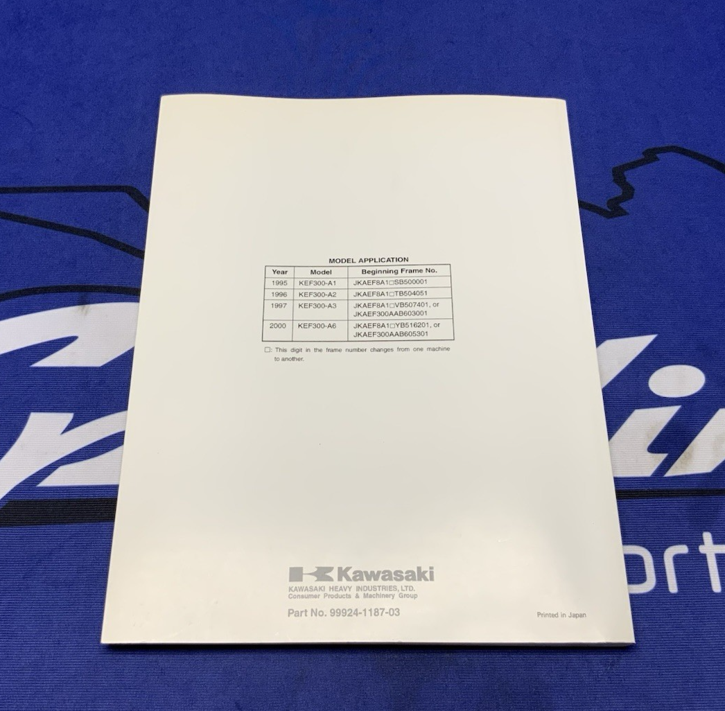 Kawasaki Lakota 300 Service Manual 1995-2004 OEM 99924-1187-03