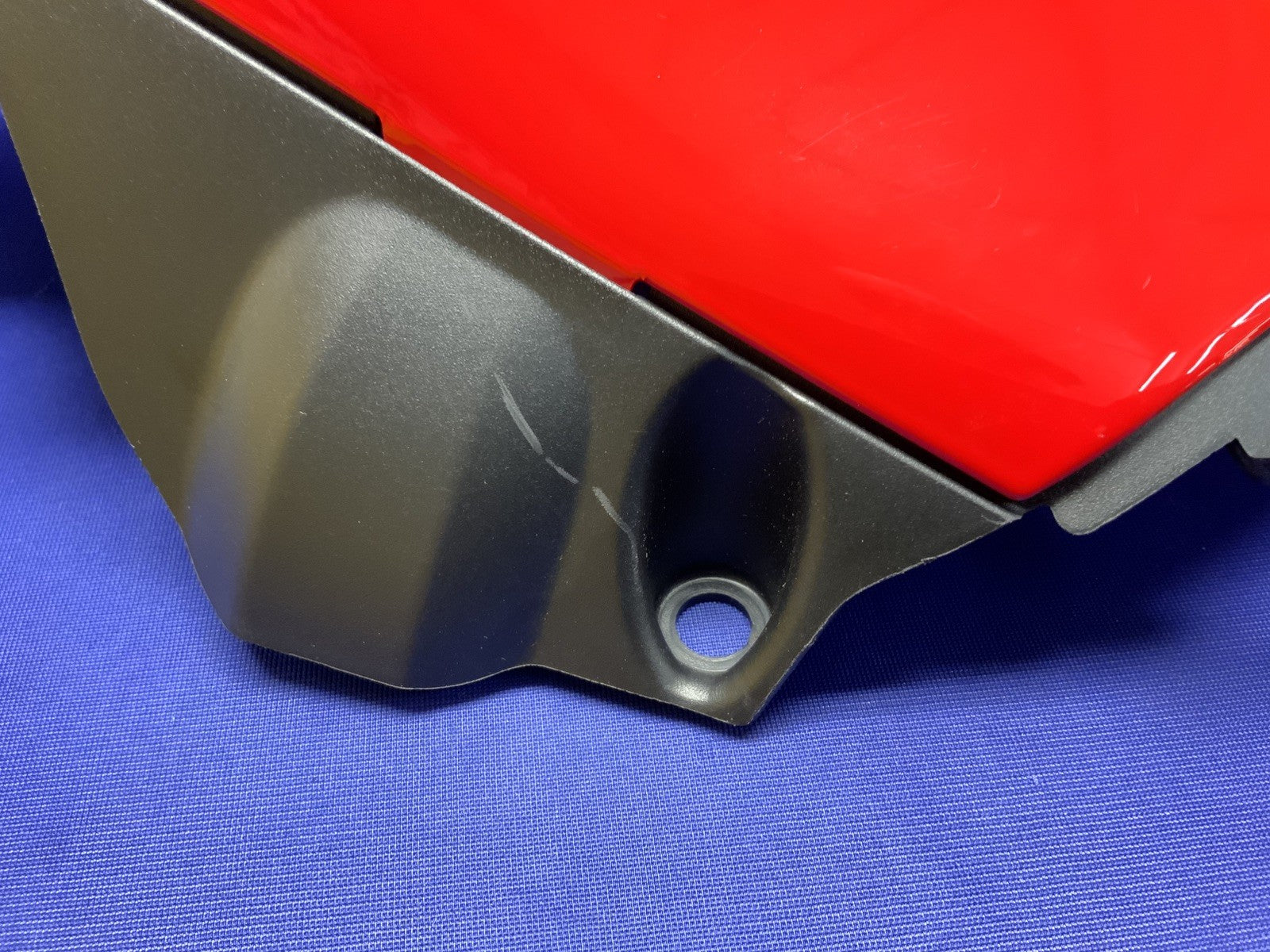 Ducati Left Fuel Tank Fairing Red Panigale V2 2021-2023 OEM 4801B041AC