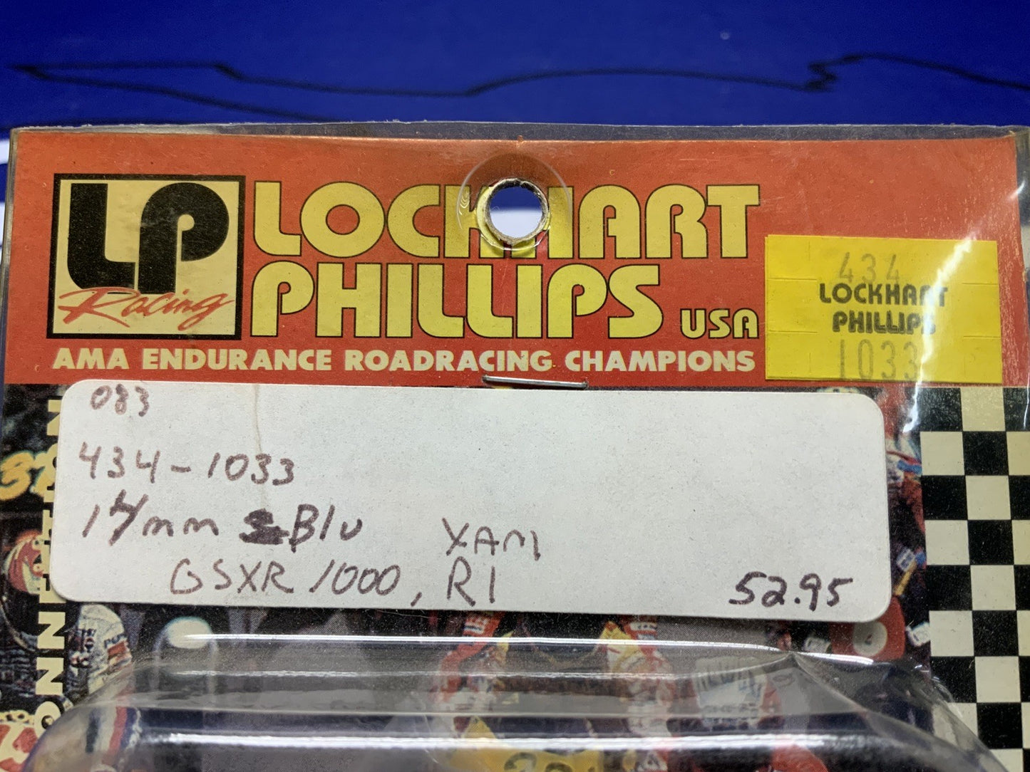 Lockhart Phillips Fork Pre-Load Adjuster 14mm Blue 434-1033