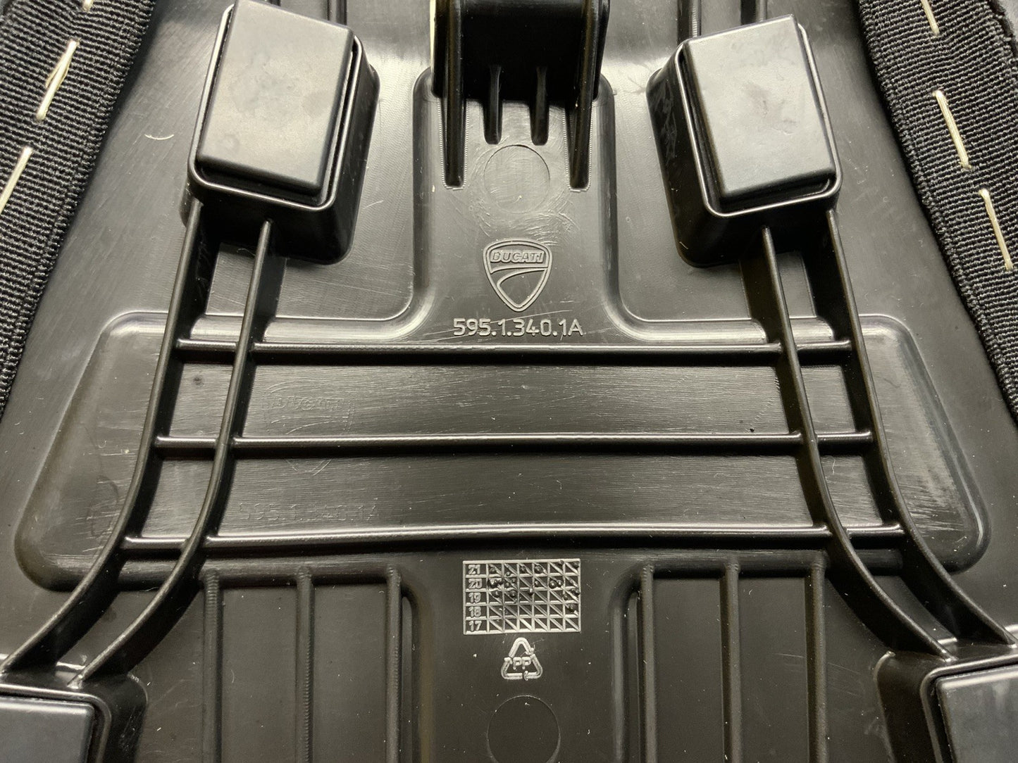 Ducati Passenger Seat (Black) Panigale V2 Standard 2020-2024 OEM 595P6401AH