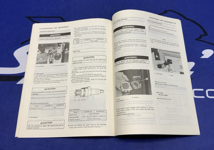 Kawasaki GE4000/4500AS Owners Manual 1989-1993 OEM 99920-2081-01