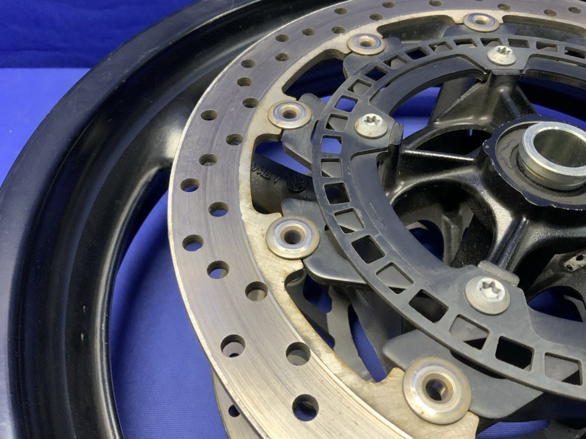 Yamaha Front Cast Wheel (Black) W/ Rotor YZF-R1 2012-2014 OEM 1KB-25168-00-2X