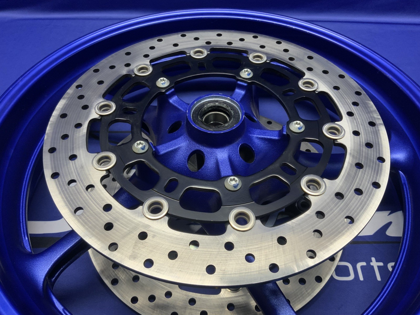 Yamaha Front Wheel Assembly (Blue) YZF-R6 2008-2016 OEM 5SL-25168-00-P3