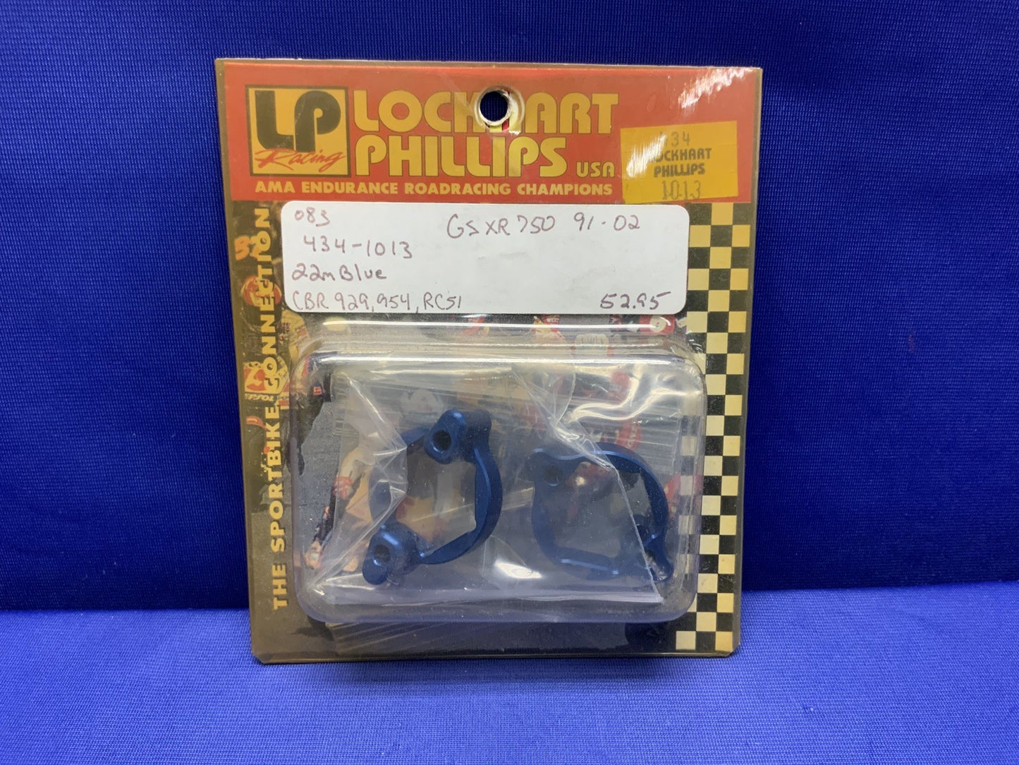Lockhart Phillips Fork Pre-Load Adjuster Adapter 22mm Blue 434-1013