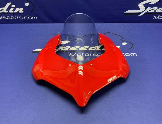 Ducati Front Nose Fairing W/Windscreen (Red) Panigale V2 20-25 OEM 48114251AB