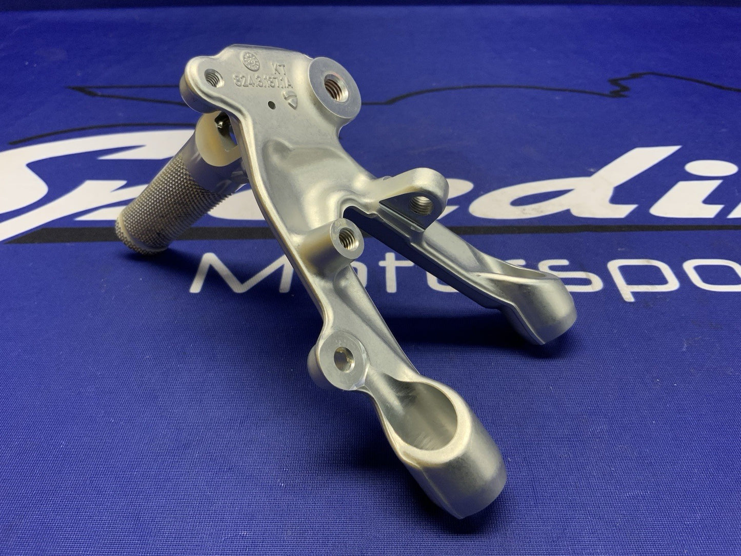 Ducati Right Rearset Bracket W/ Peg Panigale V2 2020-2024 OEM 82411871BA