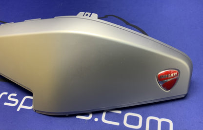Ducati Pannier Cap (Silver) Multistrada 1200/S 2015 OEM 69812361AA