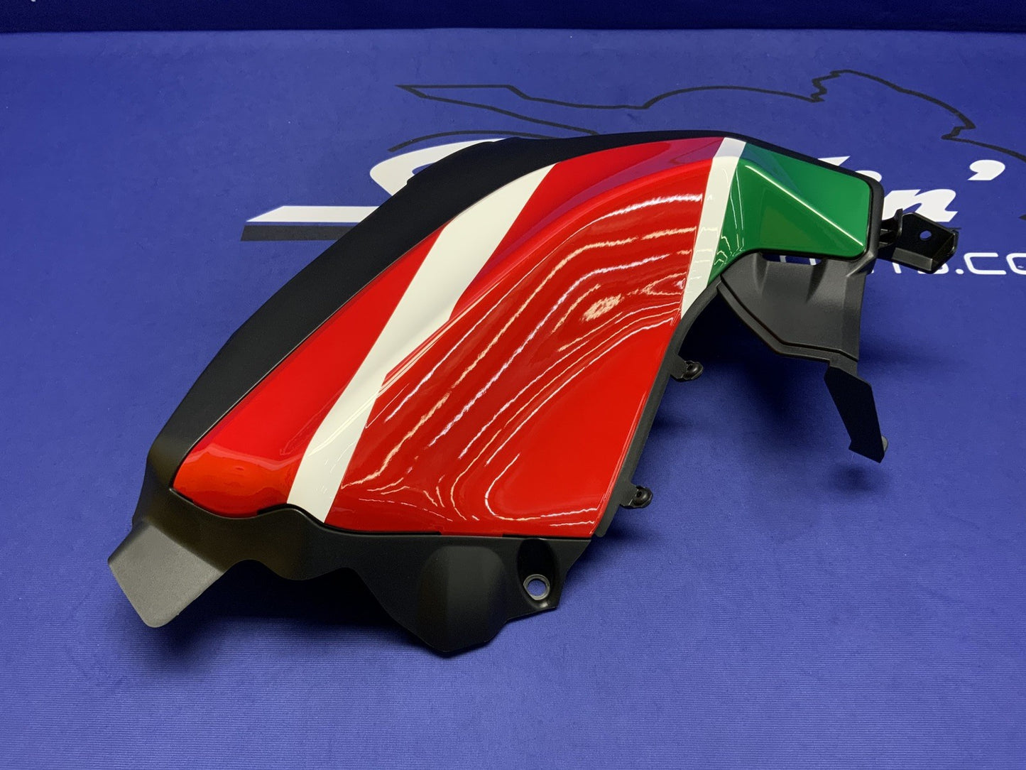 Ducati Left Tank Fairing Troy Bayliss Ed. Panigale V2 2022-2025 OEM 4801B041AB