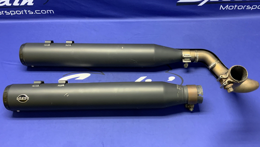 S&S Grand National 4" Slip-On Mufflers Ultra Limited 2017-2024  550-0694