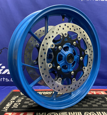 Suzuki Front Wheel W/ Rotors (Blue) GSX-8R 2024-2026 OEM 54111-25L00-QZB-2