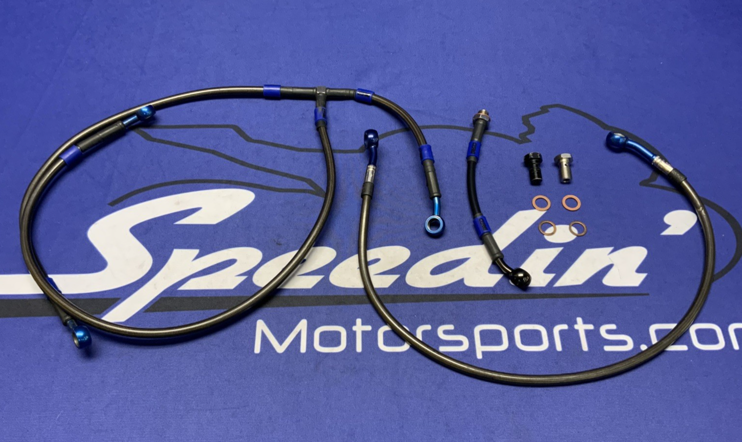 Core Moto Brake Line Set (Black &Blue) YZF-R6 2017-2024 CT2047