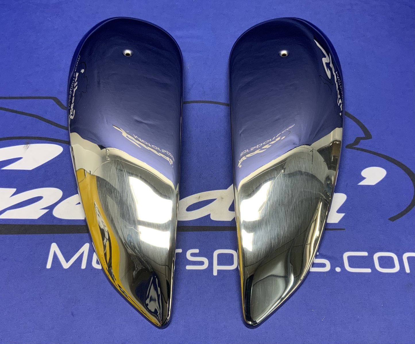 Ducati Tank Cover Set Chrome Scrambler 2017-2021 OEM 97380251A