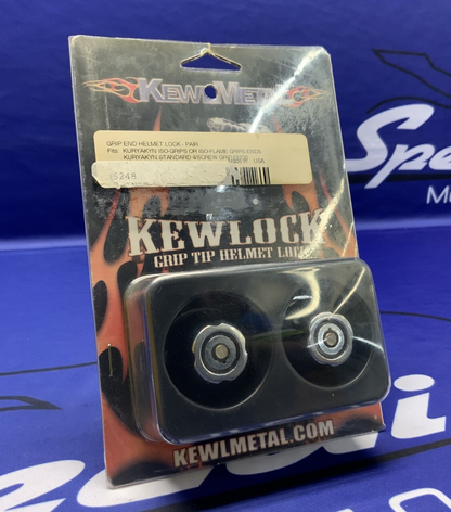 KewlMetal Grip End Helmet Lock Pair KUR-6248
