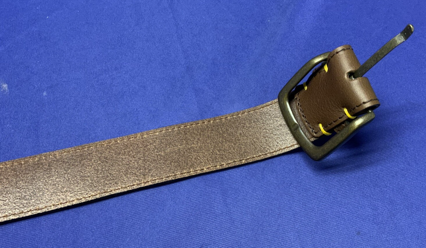 Ducati Scrambler Logo Leather Belt (Brown) 100 cm OEM 987691895