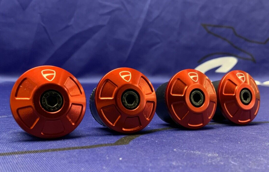 Ducati Frame Plugs (Red) Monster 797 2017-2021 OEM 97380781A