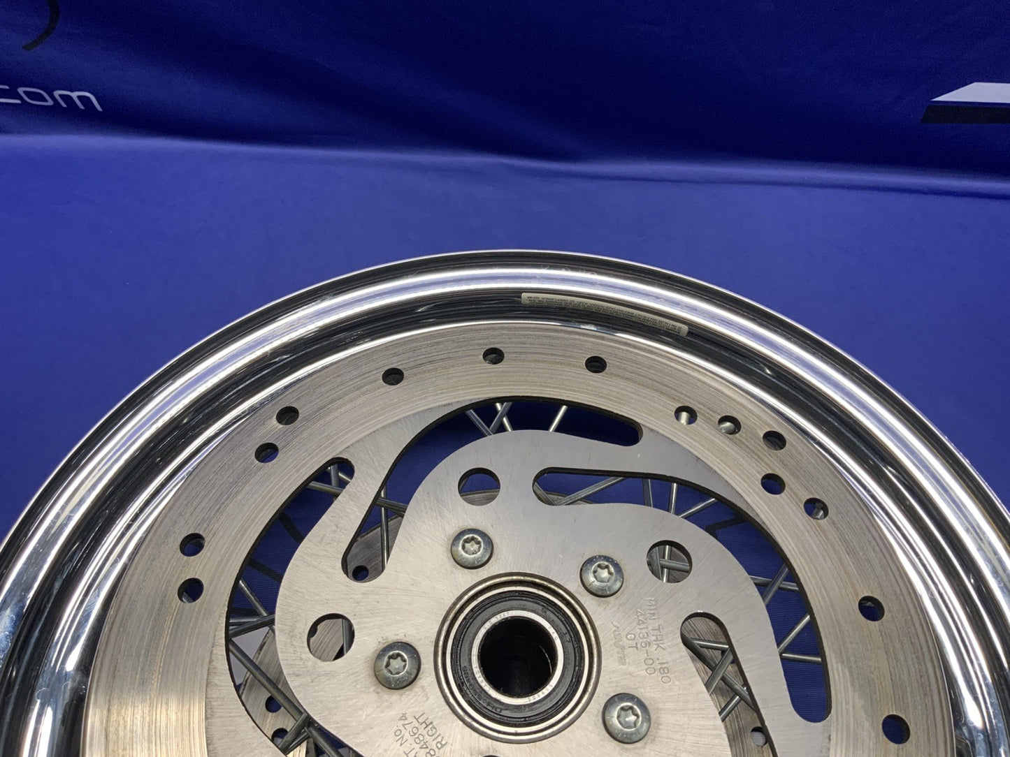 Harley Davidson 16" Front Wheel W/ Rotors Electra Glide 2000-2004 OEM 40960-08