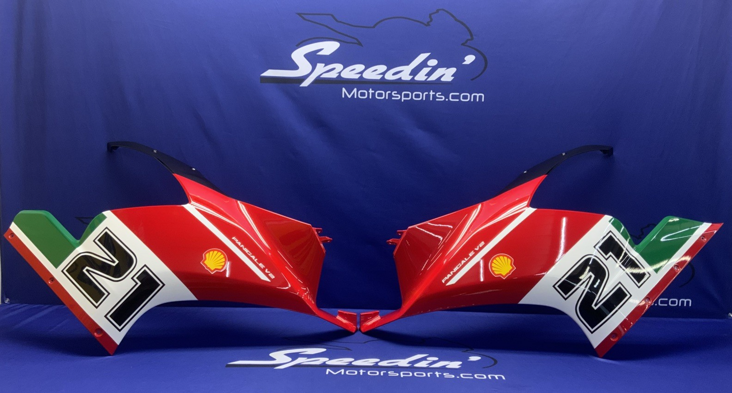 Ducati Troy Bayliss Edition Body Work Set (Ducati Red) Panigale V2 2022-2025 OEM