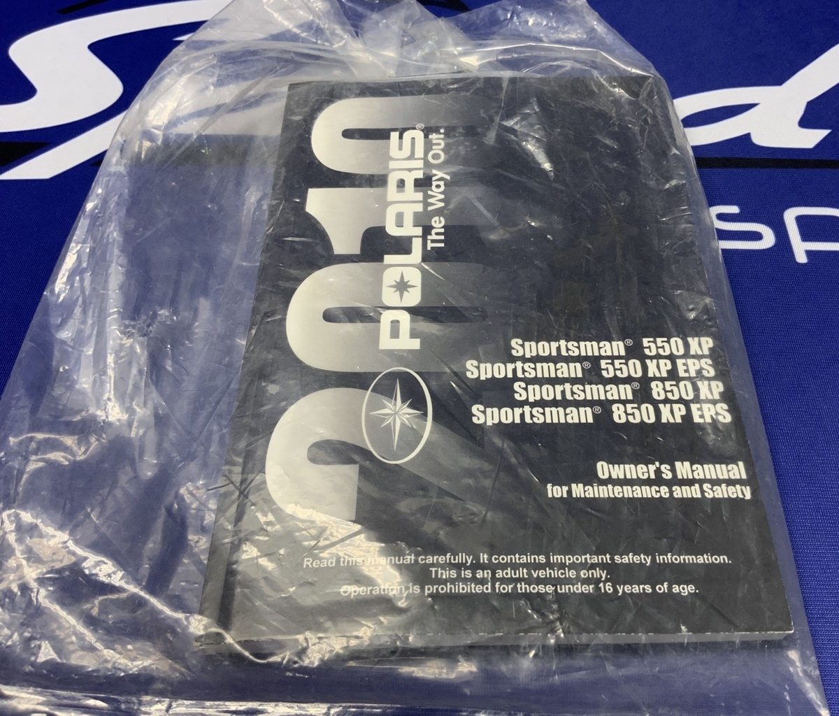 Polaris Sportsman 550/850XP Owner's Manual 9922452