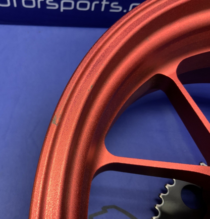 Aprilia Rear Wheel W/ BrakeTech Rotor/Captive Spacer RSV4 2015-2018 OEM 2B002033