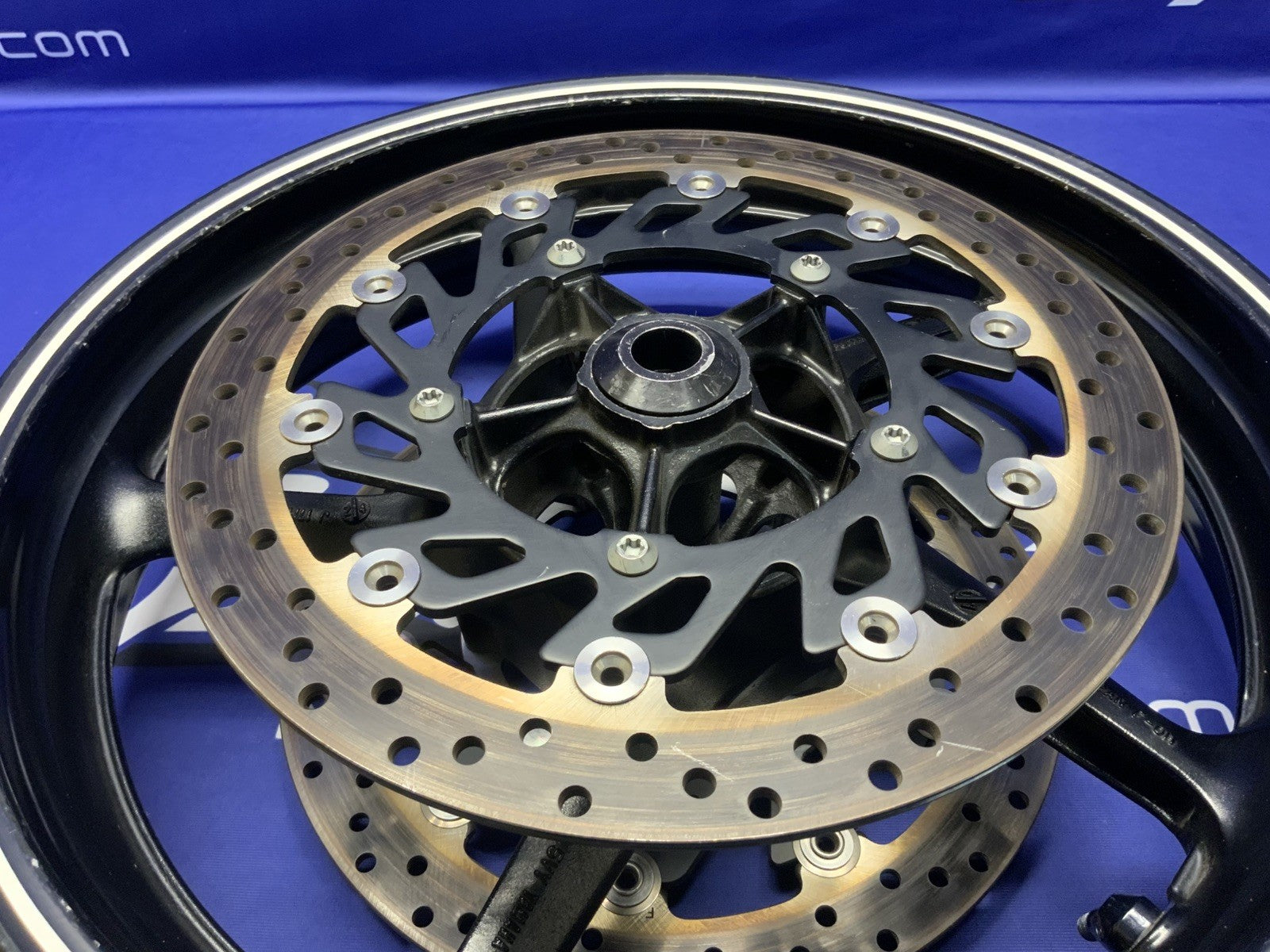 Yamaha Front Wheel Assembly (Black) YZF-R6 2003-2008 OEM 5SL-25168-00-98-1