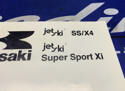 Kawasaki Jet Ski SS/X4 Service Manual 1994 OEM 99924-1174-51