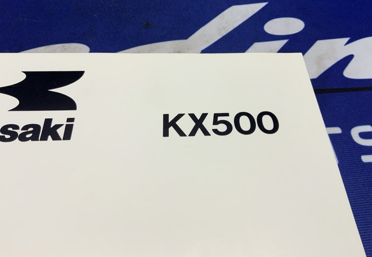 Kawasaki KX500 Service Manual 1990-1991 OEM 99924-1132-52