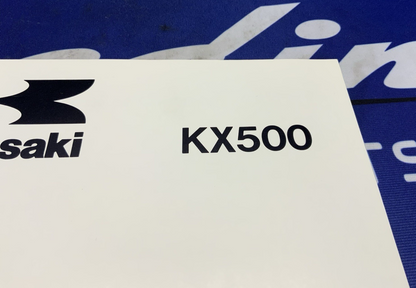 Kawasaki KX500 Service Manual 1990-1991 OEM 99924-1132-52