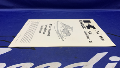 Kawasaki Jet Ski SS/X4 Service Manual 1994 OEM 99924-1174-51
