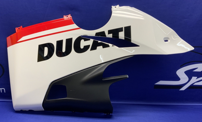 Ducati Left Fairing (White) Panigale V4 2019 OEM 48019825BA